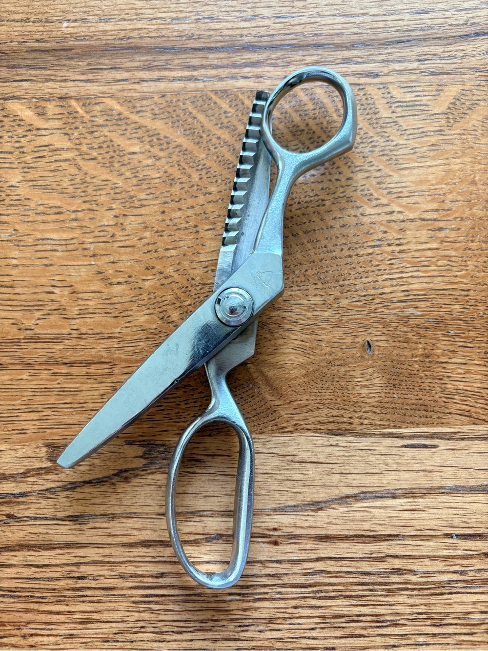 VTG Pinking Shears Vanguard #85 Scissors- Sewing-Stainless- Made in Japan- ~7 - Picture 12 of 13